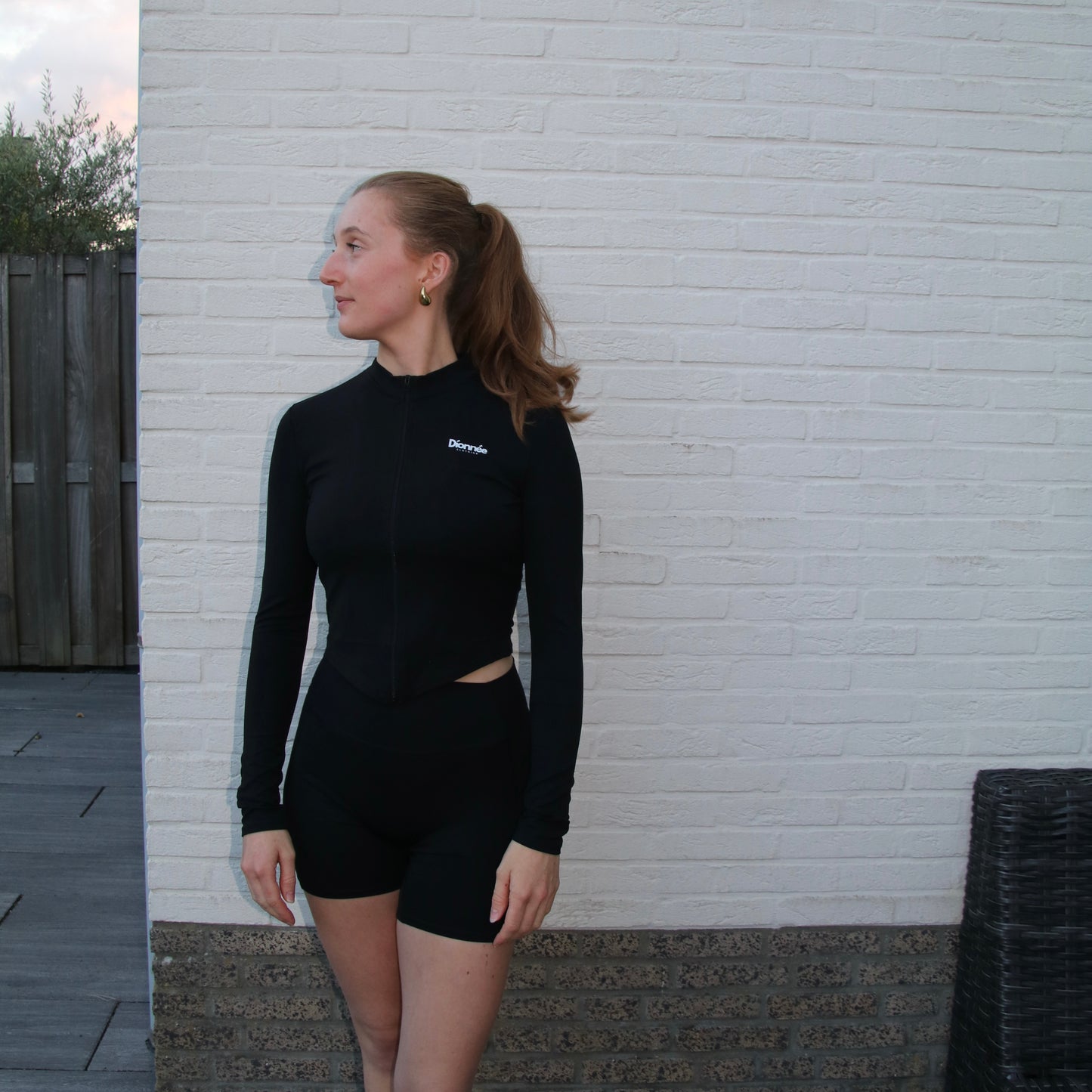 Zwart sport vest