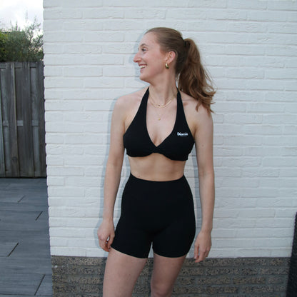 Zwarte sport bh