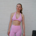 Roze sport bh
